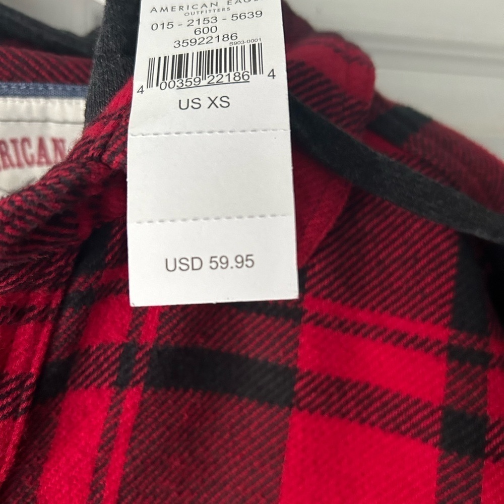 NWT American Eagle XS Men’s hooded jacket - Picture 5 of 5